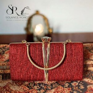 Bolsa Clutch Zélia Marrom